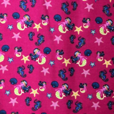 China Cotton fabric anti-static 100%cotton flannel printed and plain fabric for pajamas and sleepwear pants and pajama set 130gsm-180gsm for sale