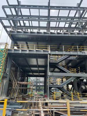 China Multiple Floor Prefabricated Steel Buildings Galvanized Surface Treatment Gr50 for sale