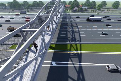 China Kruisend Segmentaal de Brugontwerp van het Vredes Voetviaduct Preassemble Spoorwegweg Te koop