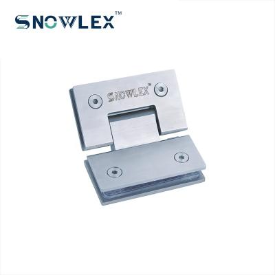 China Brand Modern Factory Direct Snowlex Glass Door Hinge 135 Degree Stainless Steel Shower Hinge for sale