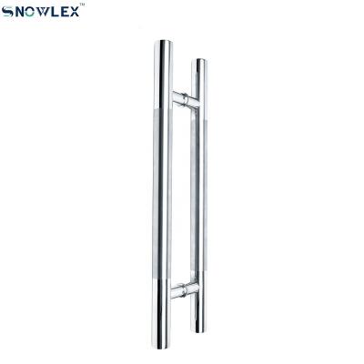 China Factory direct sales modern glass door handle 304 stainless steel hotel sliding glass door handle for sale