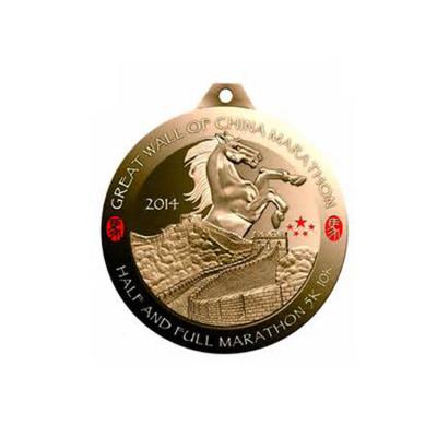 China Health Care Institute 2021 Custom Design Logo Award Medal 3D Medal Maker Gold Medals for sale