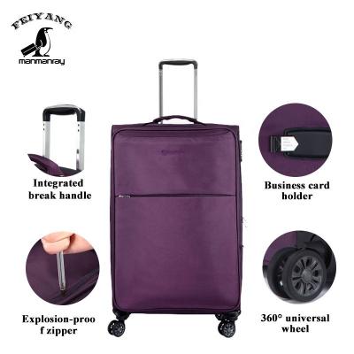 China Top 10 Oxford Girly Luggage Bags Luggage Sets Soft Luggage Travel Trolley Suitcase Bag for sale