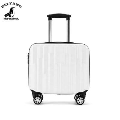 China ABS Material Hot Selling ABS 18inch Lightweight Hard Shell Suitcase For Business Travel for sale