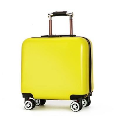 China 2020 Factory Wholesale Fashionable Lightweight Hard Shell Colorful ABS 18inch Suitcase for sale