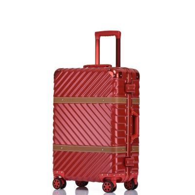 China Luggage Bag 2020 Air Suitcase Hard ABS Outdoor Express Aluminum Frame Luggage With Trolley for sale