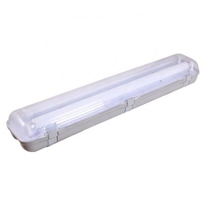 China ABS/PC 2 PC Material Eco-friendly 1200mm 4ft 2 Lamp Vapor Location Light 120V-277V LED Wet Tight Waterproof Lighting Fixture New IP65 for sale