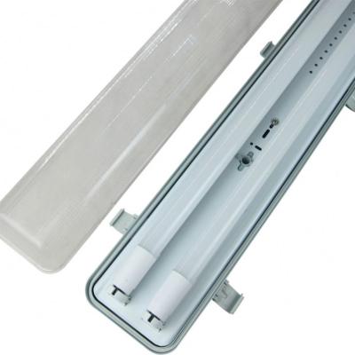 China Warehouse Car Park Light T8 2x18w Linear Light Vapor Recessed Tight Fit IP65 for sale