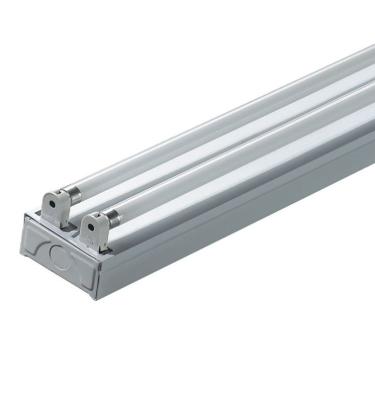 China Iron 2ft 4ft 5ft 6ft T8 2x36W 8ft Fluorescent Light Bulb Twin Tube Batten Light Fixture for sale