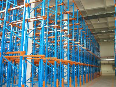 Cina Impianti di stoccaggio in acciaio con sistema di scaffalature per pallet, scaffalature industriali in vendita