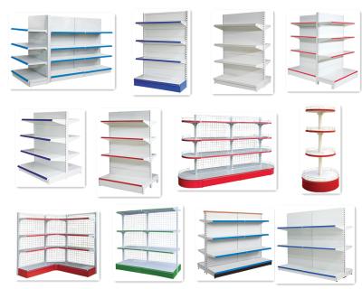 중국 주문 강철 식료품점 선반설치, 소매점 전시 선반 다 층 판매용