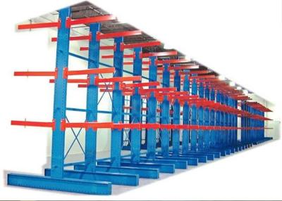 China Cantilever Industrial de doble cara Estantes de almacenamiento para objetos largos 500 ~ 1500 Kgs en venta