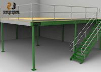 China Durable Industrial Mezzanine Floors / Boltless Rivet Shelving 5 Years Warranty for sale