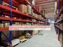 Warehouse Storage Solution Heavy Duty Storage Rack with High Capacity