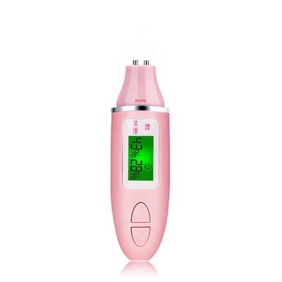 China Detect Skin Moisture Popular Personal Home Use Portable Handheld Digital Skin Moisture Face Smoothness Test Tool Digital Text Analyzer for sale