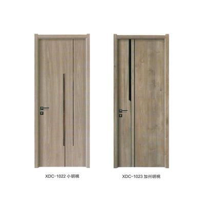 China China Best Selling Single Professional Factory Wooden Front Double Door Design Interior for sale