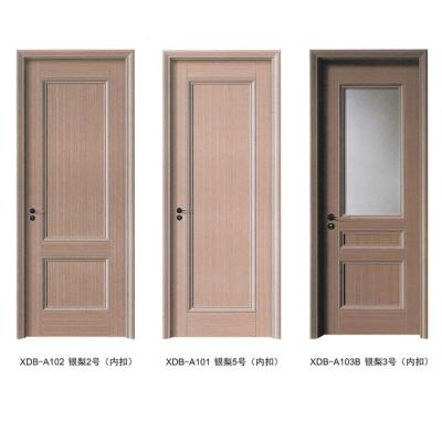 China Chinese Professional Factory Direct Factory Direct Wooden Bedroom Door Interior Solid Wood Doo Level E0 MDF for sale