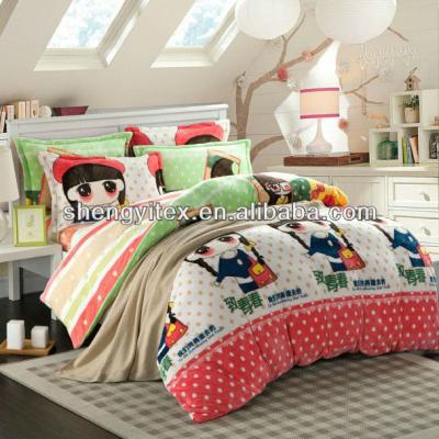 China Plain 100% Polyester Bedding Fabric Bedding Sets Baby Sheets for sale