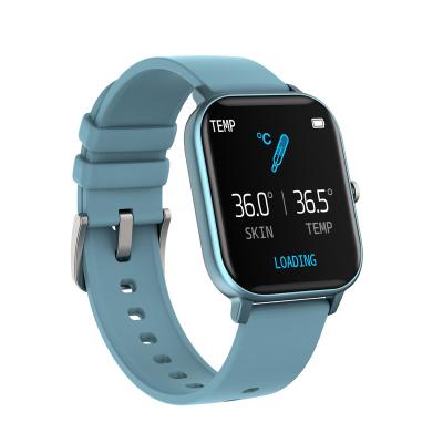 China Touch Screen Sport Fitness Smart Watch With Body Temperature Heart Rate Sensor Smart Watch Screen Touch for sale