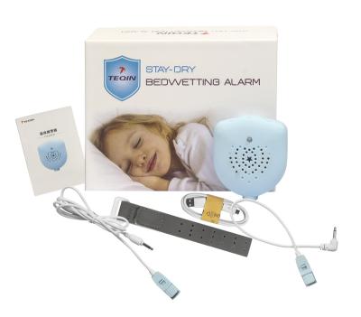 China Wholesale New Products TEQIN Rechargeable Keep Dry Bedwetting Alarm For Enuresis Baby And Adult for sale