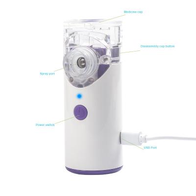 China Portable Personal Handheld Medical Asthma Nebulizer Inhaler Atomizer Equipment Inhaler For Kids Mini Nebulizer for sale