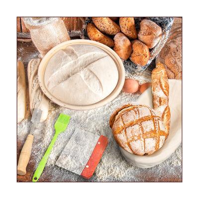 China Viable Professional Banneton Bread Proofing Basket Set From Amazon Bread Bakery Accessories Suppliers for sale