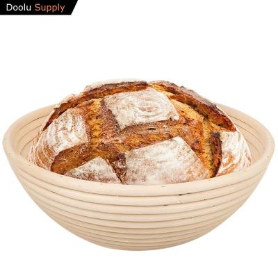 China Sustainable Bread Proofing Basket Factory Supply Natural Rattan Rust Free Bread Baskets for sale