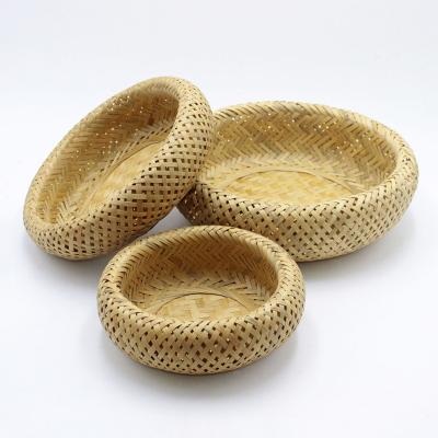 China Original Storage Toy Laundry Woven Shelves Wicker Bamboo Home Decor Wall Baskets Rattan Viable for sale