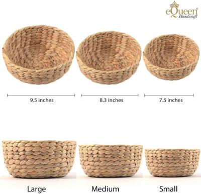 China 2022 Vegetable Plankton Sea Grass Box Foldable Hand Rattan Basket Viable Selling Wooden Basket Good Storage Bathroom Baskets for sale