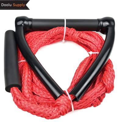 China Water Sports Area Customized High Intensity Watersports Rope Customized Color 2 Section Waterski Rope for sale