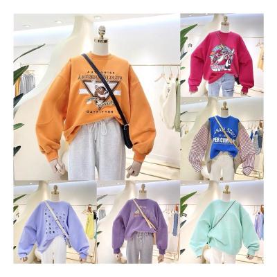 China Anti-pilling Women's Hoodies and Sweatshirts Wholesale Ladies Cotton Hoodies Street Use Women's Drop Shoulder Hoodies for sale