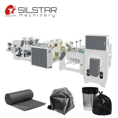 China High Speed ​​Supermarket Star Seal Garbage Bag Roll Plastic Garbage Bag Making Machine for sale