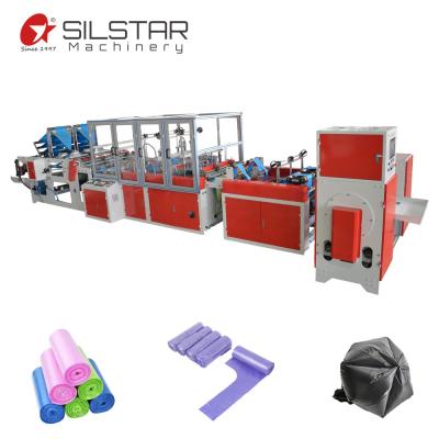 China Semi Automatic Hotels Star Seal Garbage Bag Making Machine for sale