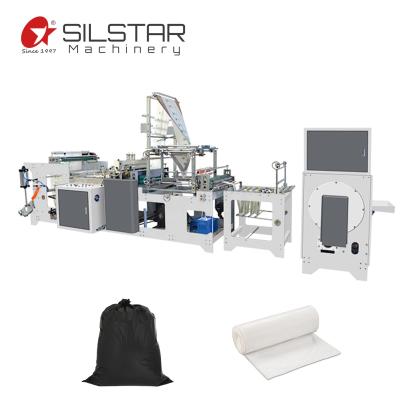 China Easy Opreation Biodegradable Plastic Bag Making Machine For Big Black Plastic Garbage Bag for sale