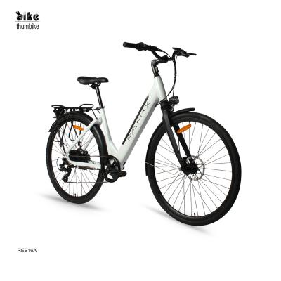 China Aluminum Alloy 26 Inch City 500W Vintage Rear Hub Motor City Urban Commuter Electric Bike for sale