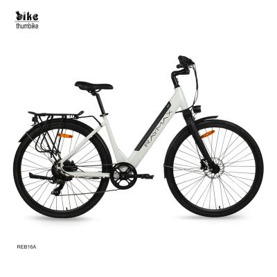 China Alloy 700c 350W 500w Electric Bicycle City E Bike Aluminum Urban Commuter Bike for sale