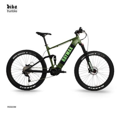 China Customization aluminum alloy full suspension 27.5 inch electric bike MTB e bike shock absorbing mountain bike 500W 100W adults fat for sale