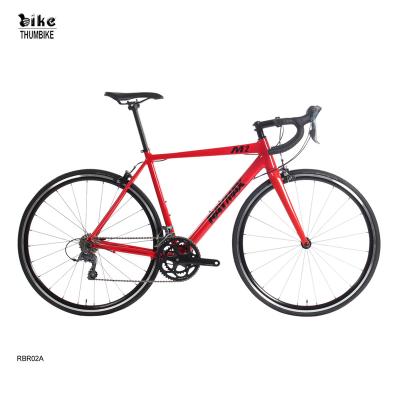 China High quality flat land carbon fork aluminum alloy frame road bike China OEM eurobike road bicycle for sale