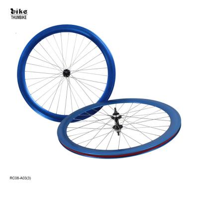 China 700c Alloy Track Fixie Bike Aluminum Bicycle Wheel Sets for sale