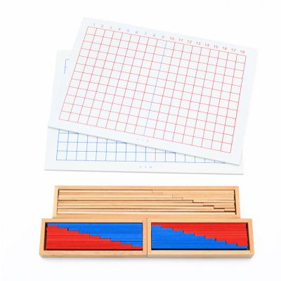 China Professional Eco-friendly Kindergarten Montessori Addition Subtraction Math Children Teaching Aid Board for sale