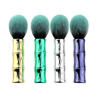 China Fan Brush Single Bamboo Handle Multifunctional Powder Brush for sale