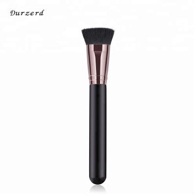 China Flat Brush Base Single Powder Brush Contour Makeup Cosmetic Flat Brush for sale