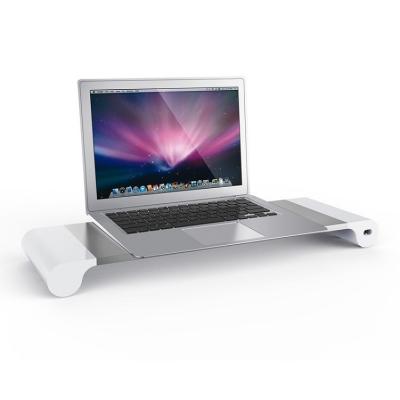 China USB Charging Aluminum Step Up Laptop Monitor Stand 55.4*16.8*4.9CM for sale