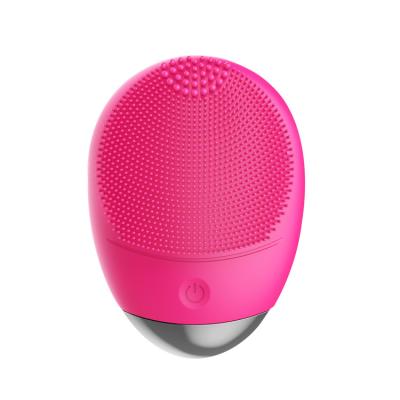 China Silicone Makeup Remover DEEP CLEANING Cleansing Brush Ultrasonic Professional Face Maker Electric Facial Cleansing Brush Face Wash Tool for sale