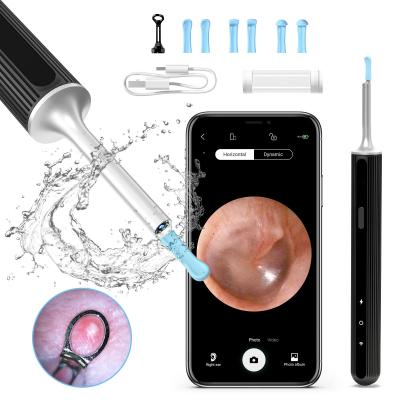 China Ear Wax Removal Tool Plastic Light Camera HD 1080P Wireless Ear Cleaner Endoscope Endoscope With 3.5mm Ear Otoscope 6 Led Lights For Ear Pets adults of children for sale