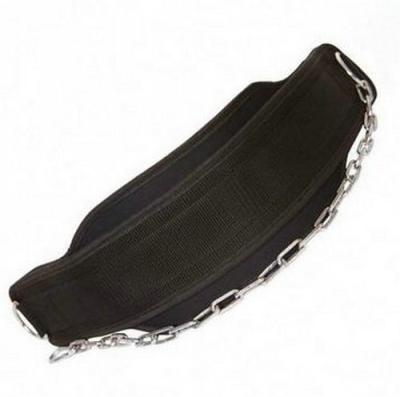 China Training Exercise Dip Belt With Heavy Duty Steel Chain For Extra Weight Training for sale