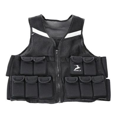 China 20LB Adjustable Strength Training Weighed Vest , Body Weight Vest Muscle Building for sale