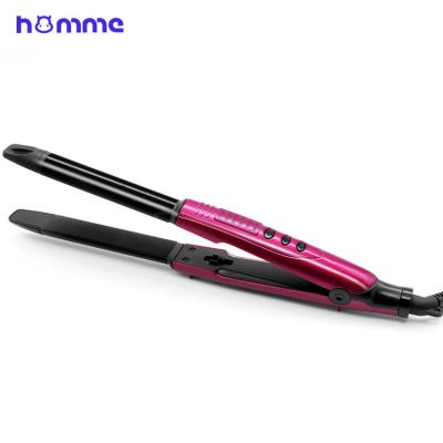 China Temperature Control MEN 2 IN 1 Hair Straightener, Flat Iron For Hair Styling, 6 LED Indicator, Fast Heat HM268 for sale