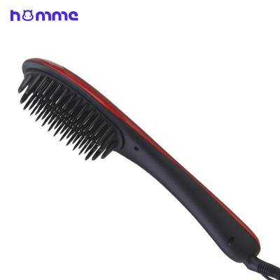 China Temperature Control MEN Hair Straightener Comb With Ceramic Plate + Adjustable Temperatures + LCD Display HM630 for sale