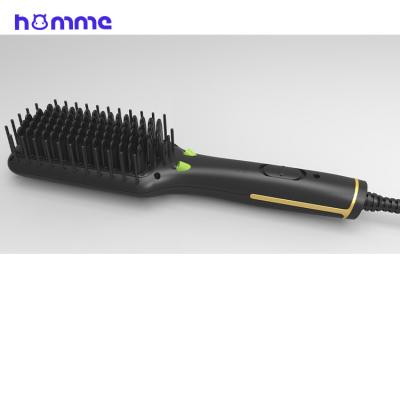 China MEN Temperature Control Ionic Hair Straightener Brush , Straightener Comb HM292 for sale